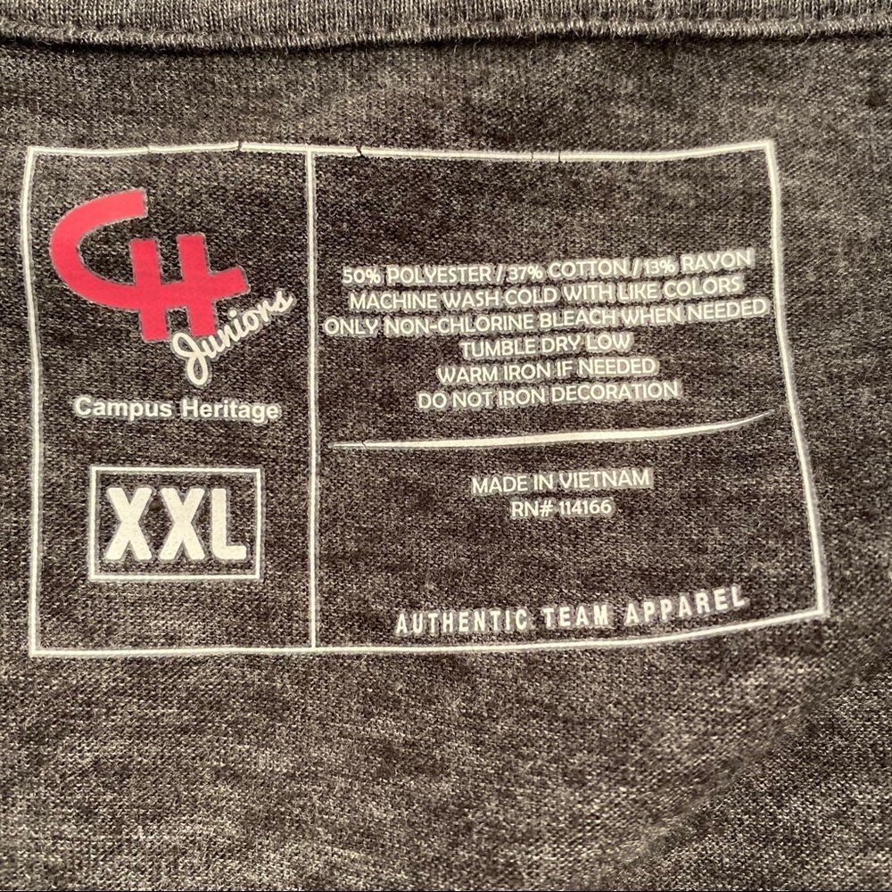 Campus Heritage Rutgers long sleeve sequin t-shirt XXL - Picture 3 of 5